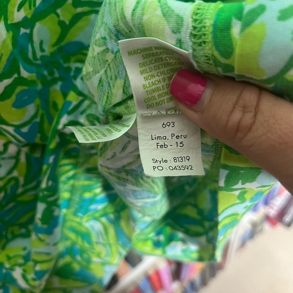 Lilly Pulitzer Parrot Palmetto Dress Size Medium - Picture 4 of 4